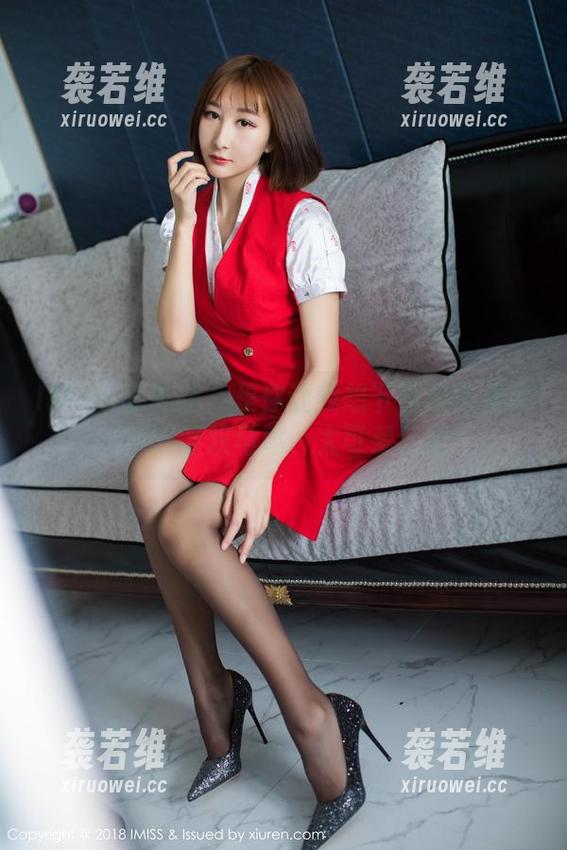 IMiss爱蜜社-夏茉GIGI IMiss爱蜜社 - 是你让我想下载这组夏茉GIGI的双马尾,太可爱了吧