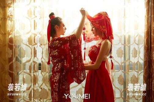 YouMi尤蜜荟 - 把办公室当做摄影棚！H杯陈若初无圣光写真，太拼了！