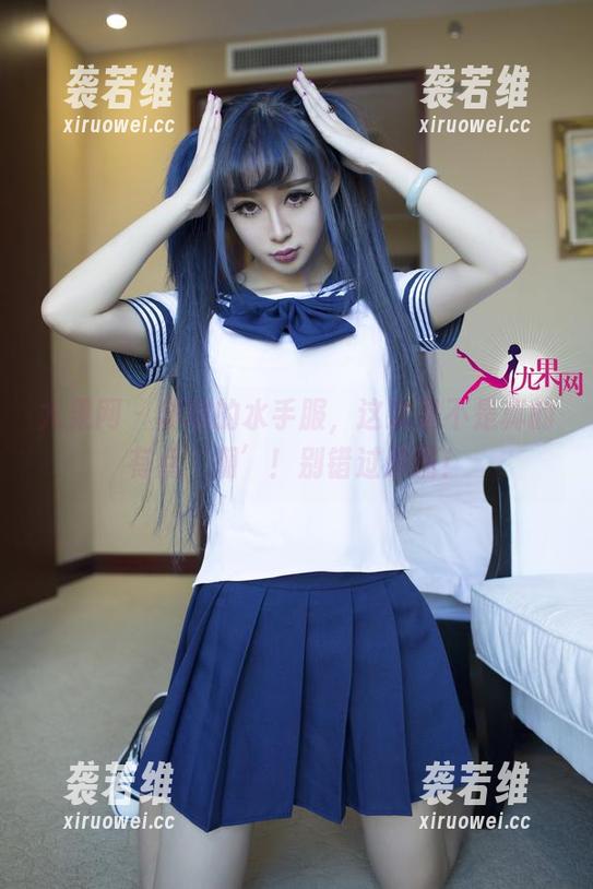尤果网 - 球球的水手服，这次是不是真的有点‘潮’！别错过原图！